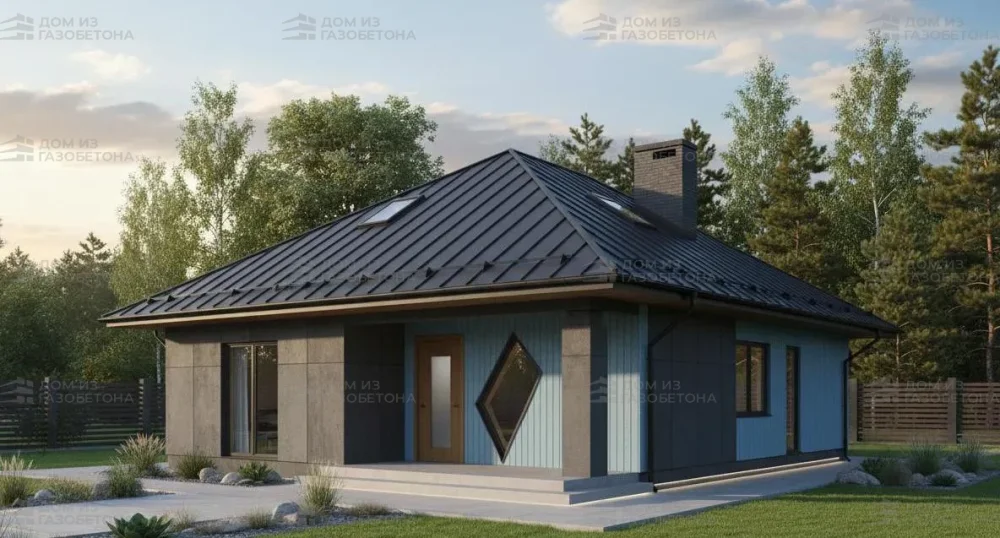 Проект Двухэтажный дом 11 на 17, 165 м2