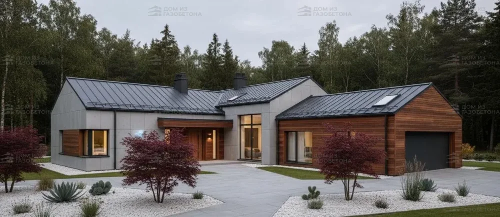 Проект Двухэтажный дом 34 на 21, 426 м2