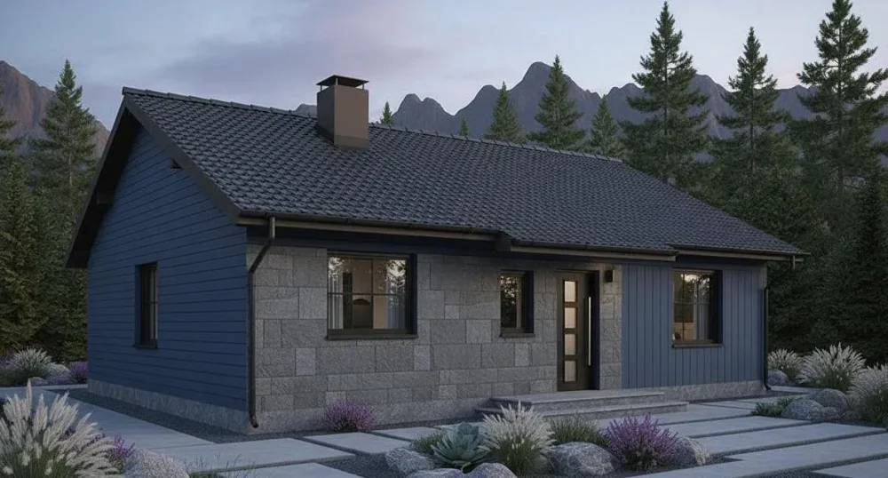 Проект Одноэтажный дом 10 на 12, 100 м2