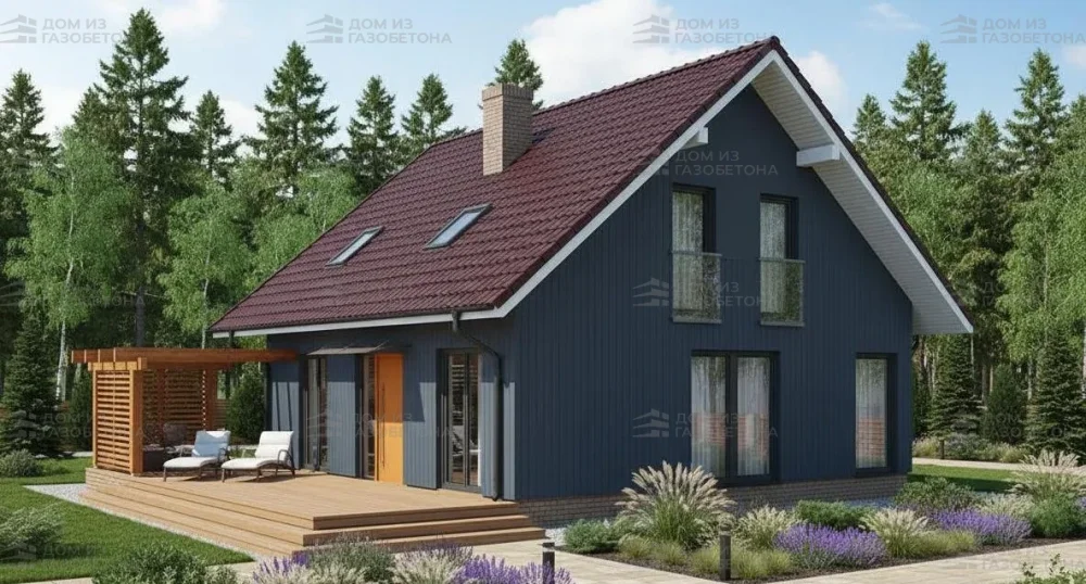 Проект Двухэтажный дом 14 на 13, 171 м2