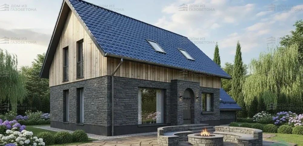 Проект Двухэтажный дом 13 на 10, 138 м2