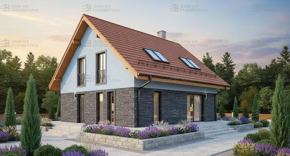 Проект Двухэтажный дом 17 на 9, 207 м2